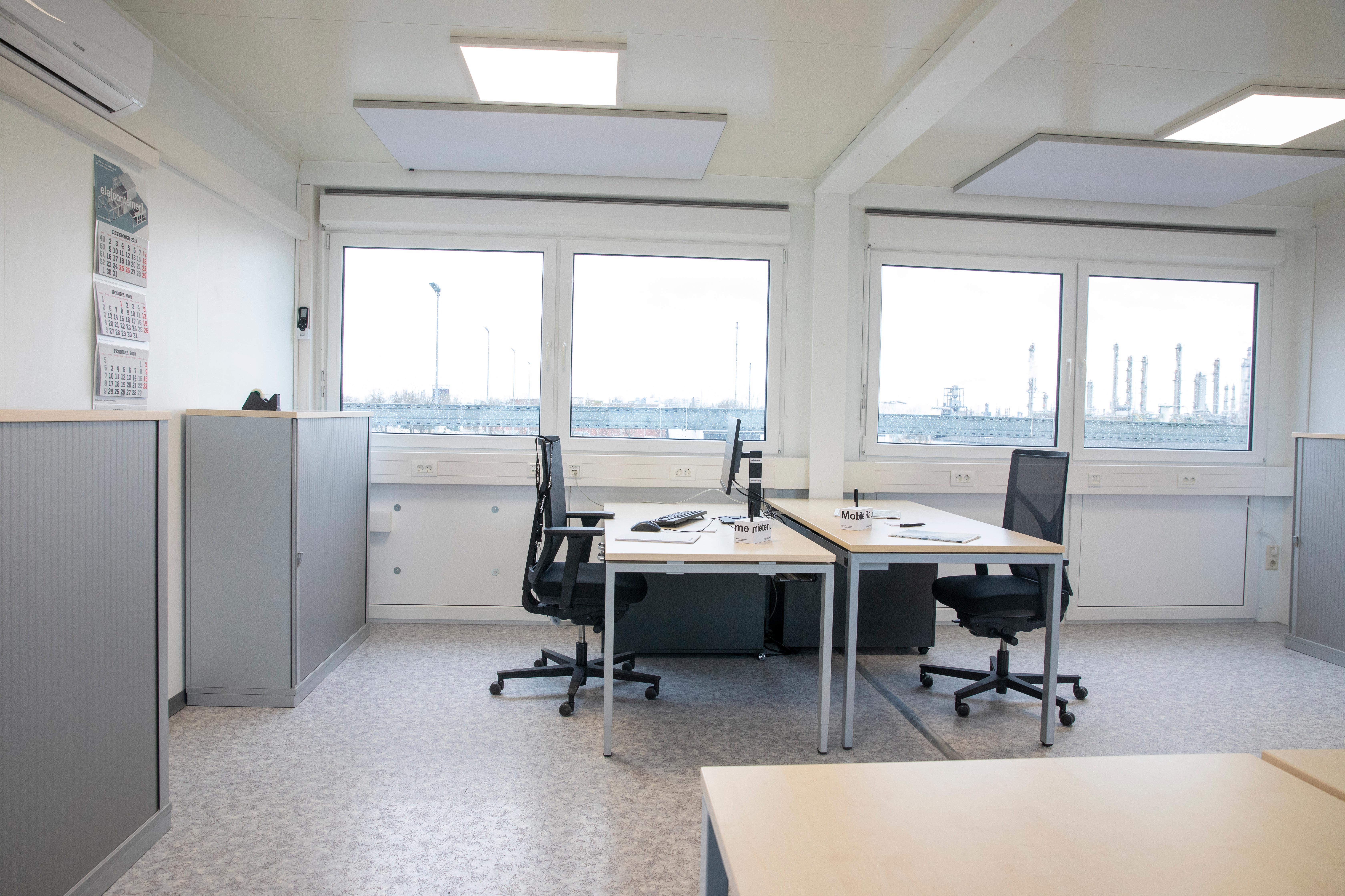 Lighting, electrical equipment and heating: ELA also supplied the basic equipment for the work spaces