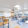 Bright and fully air-conditioned classroom